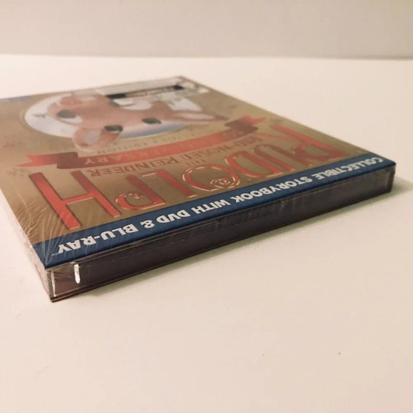 Rudolph The Red Nosed  Reindeer 50th Anniversary DVD Blu Ray Sealed - Picture 8 of 13